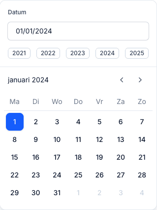 Date picker