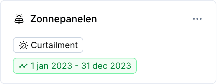 Zonne-energie configuratie